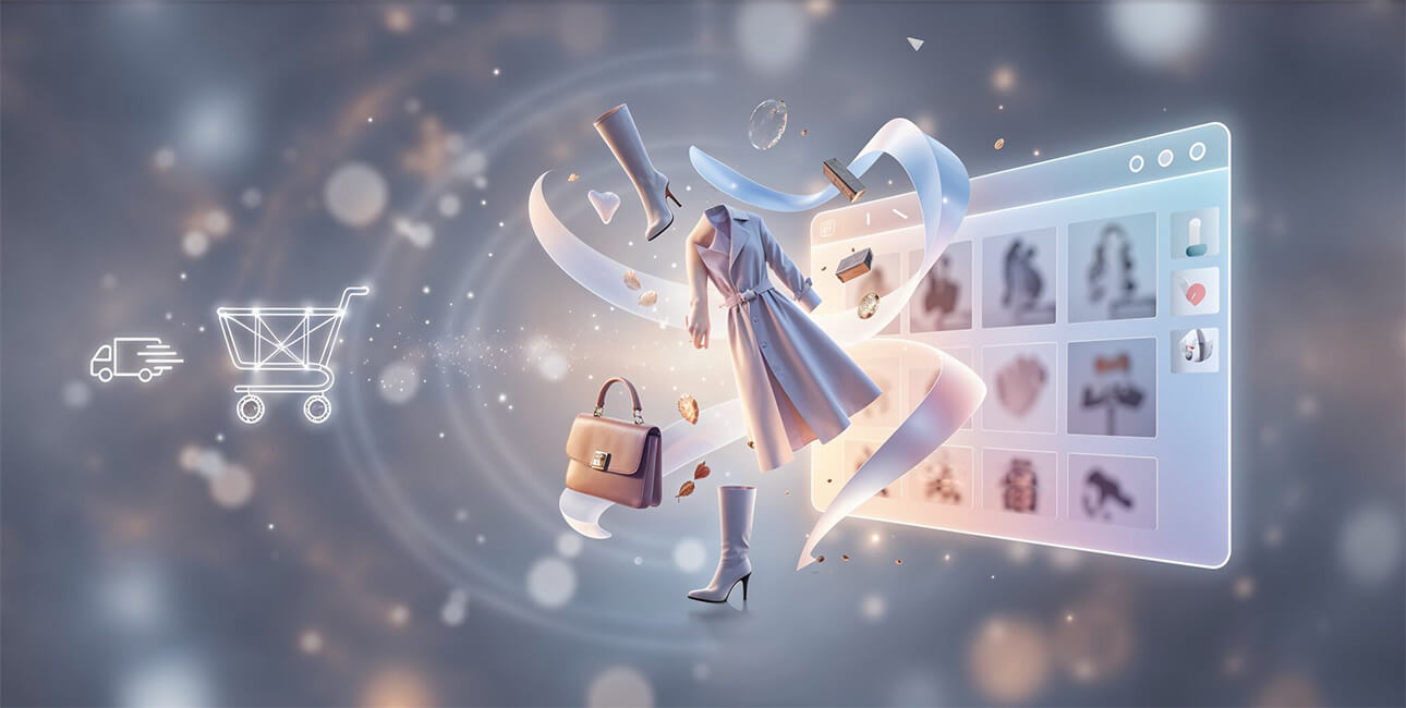 Shopify obchod s módnym dropshippingom poháňaným umelou inteligenciou